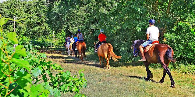 Kids pony ride at domaine de etoile (4)